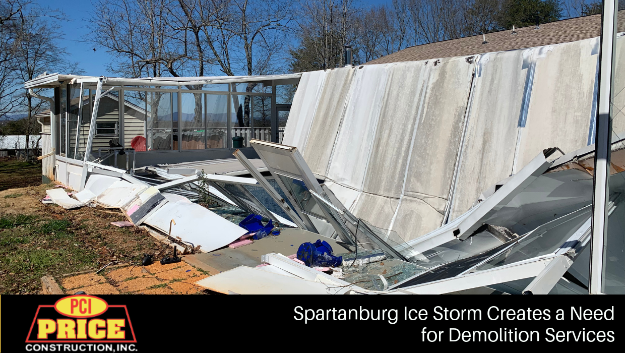 Spartanburg Ice Storm Creates a Need for Demolition Services