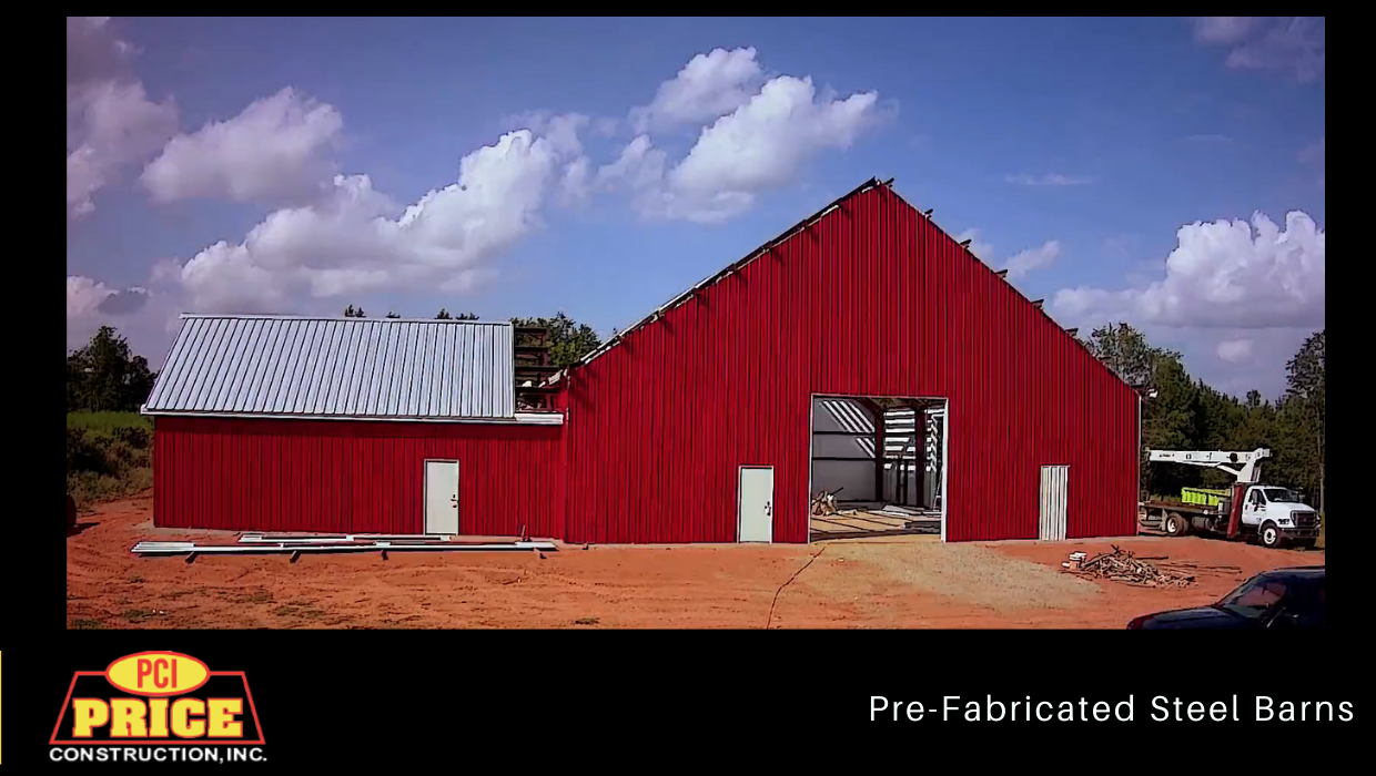 Custom Pre-Fabricated Barn Construction